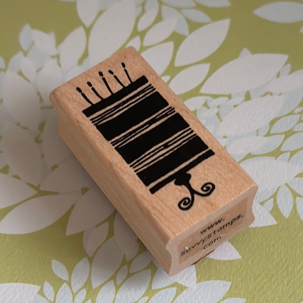 Savvy Stamps Wooden Cake Stamp
